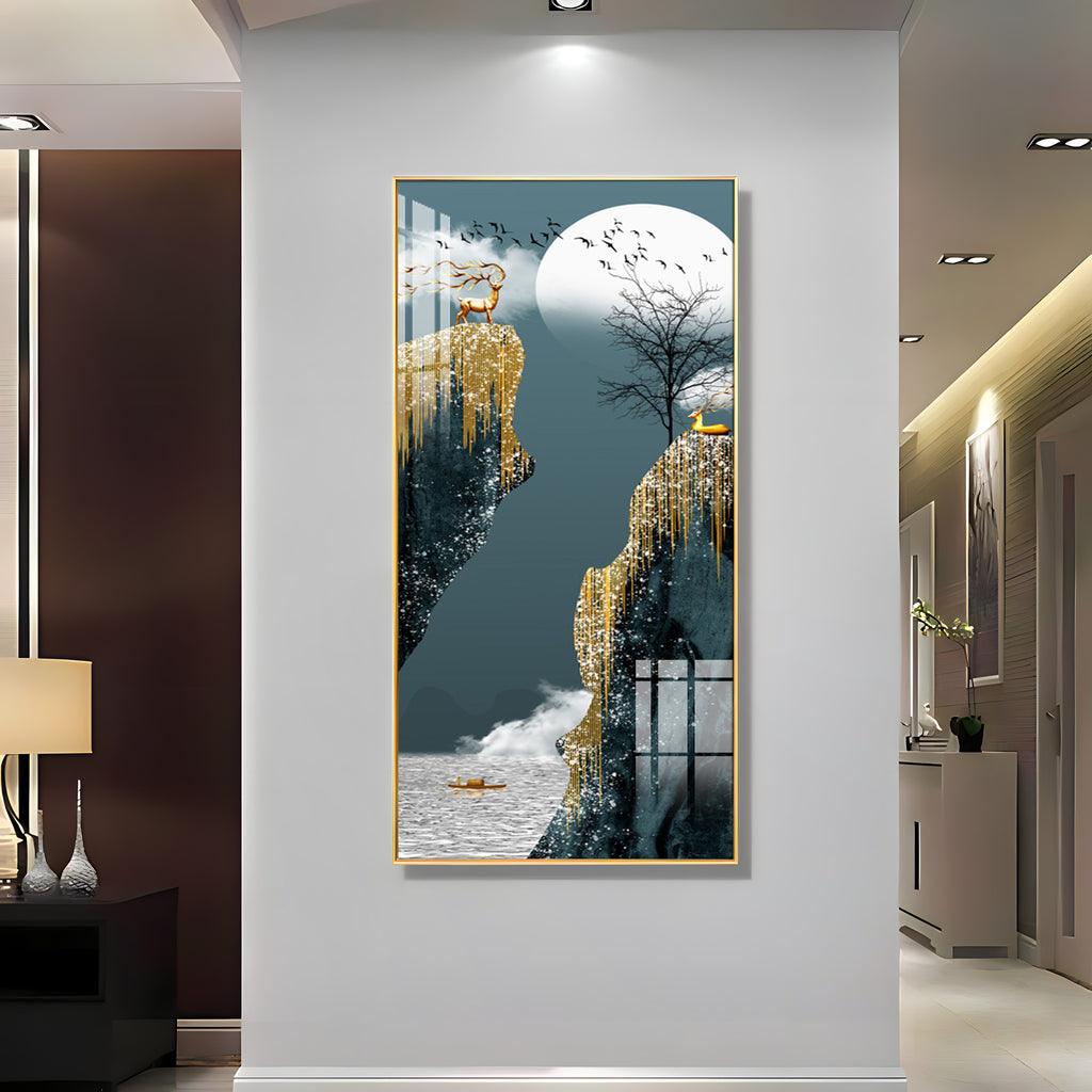 The Peaceful Premium Acrylic Vertical Wall Art - Decor Mantra 