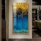 The Twinkling Leaves Premium Acrylic Vertical Wall Art AdPrints