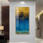 The Twinkling Leaves Premium Acrylic Vertical Wall Art AdPrints