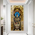 Graceful Shree Venkateswara Swamy Premium Acrylic Vertical Wall Art - Decor Mantra 