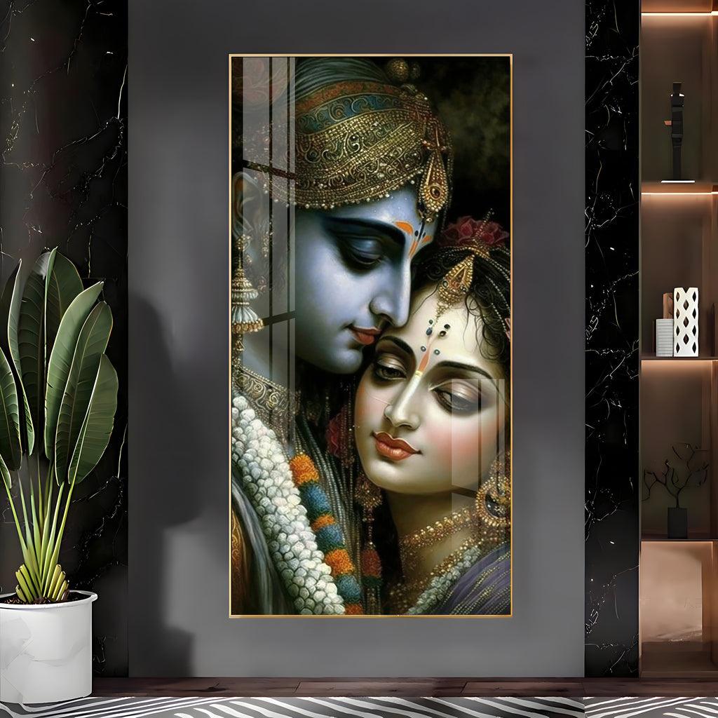 Sacred Devotion Premium Acrylic Vertical Wall Art - Decor Mantra 