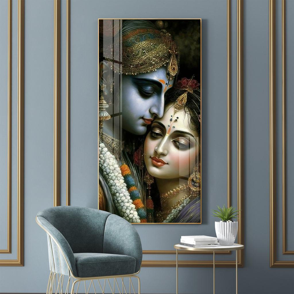 Sacred Devotion Premium Acrylic Vertical Wall Art - Decor Mantra 