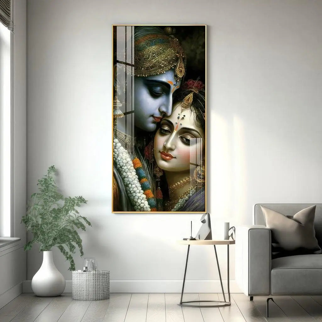 Sacred Devotion Premium Acrylic Vertical Wall Art - Decor Mantra 
