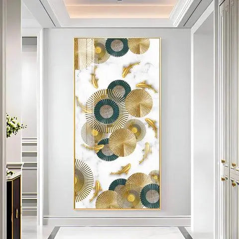 Elegant Premium Acrylic Wall Art Featuring the Abaniko Fish - Decor Mantra 