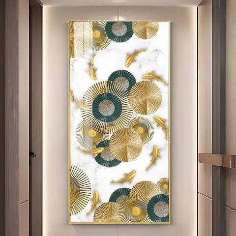 Elegant Premium Acrylic Wall Art Featuring the Abaniko Fish - Decor Mantra 