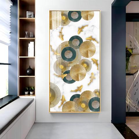 Elegant Premium Acrylic Wall Art Featuring the Abaniko Fish - Decor Mantra 