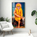 Elegant Premium Acrylic Wall Art Featuring Shirdi Sai Baba - Decor Mantra 