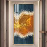 Artistic Poetic Waves Vertical Wall Art in Premium Acrylic - Decor Mantra 