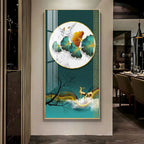 Tranquil Forest Harmony Wall Art in a Vertical Acrylic Format - Decor Mantra 
