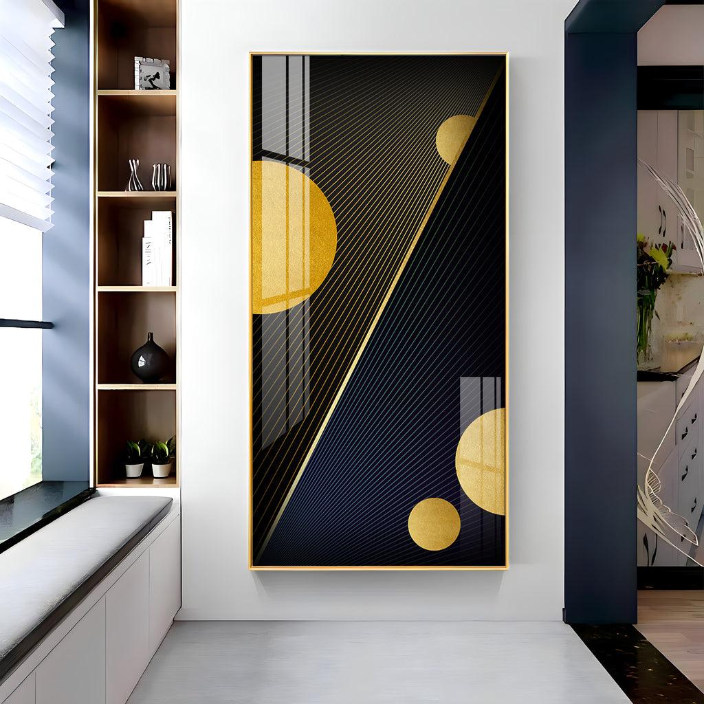 Home Digital Pattern Vertical Wall Art in Premium Acrylic - Decor Mantra 