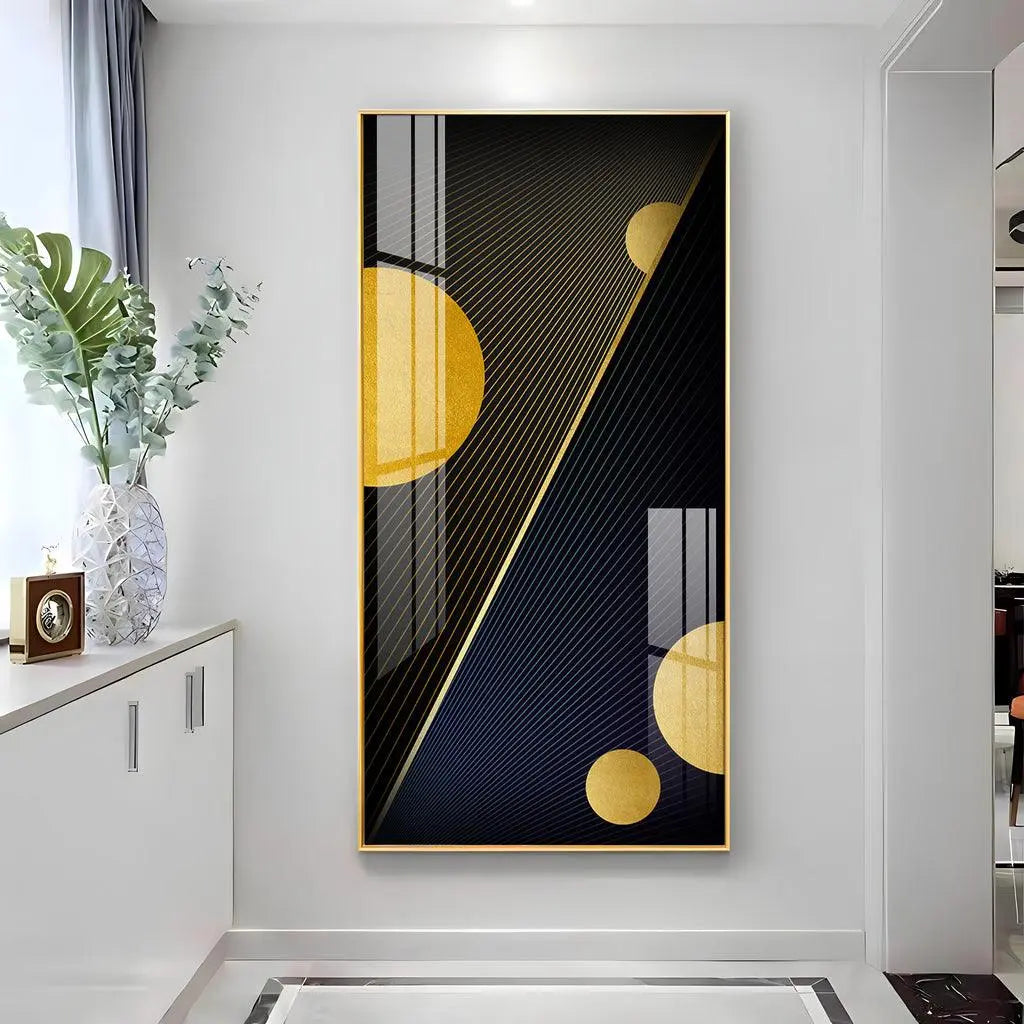 Home Digital Pattern Vertical Wall Art in Premium Acrylic - Decor Mantra 