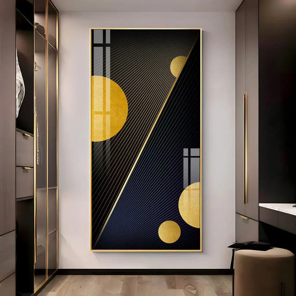 Home Digital Pattern Vertical Wall Art in Premium Acrylic - Decor Mantra 