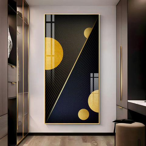 Home Digital Pattern Vertical Wall Art in Premium Acrylic - Decor Mantra 