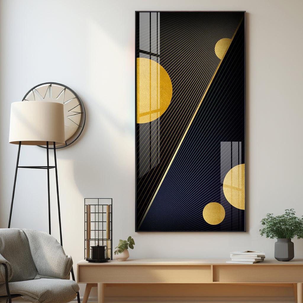 Home Digital Pattern Vertical Wall Art in Premium Acrylic - Decor Mantra 