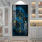 Vertical Acrylic Wall Art with Modern Minimalist Geometric Design - Decor Mantra 