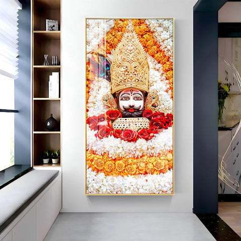Divine Shyam Baba Vertical Wall Art in Premium Acrylic - Decor Mantra 
