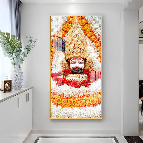 Divine Shyam Baba Vertical Wall Art in Premium Acrylic - Decor Mantra 