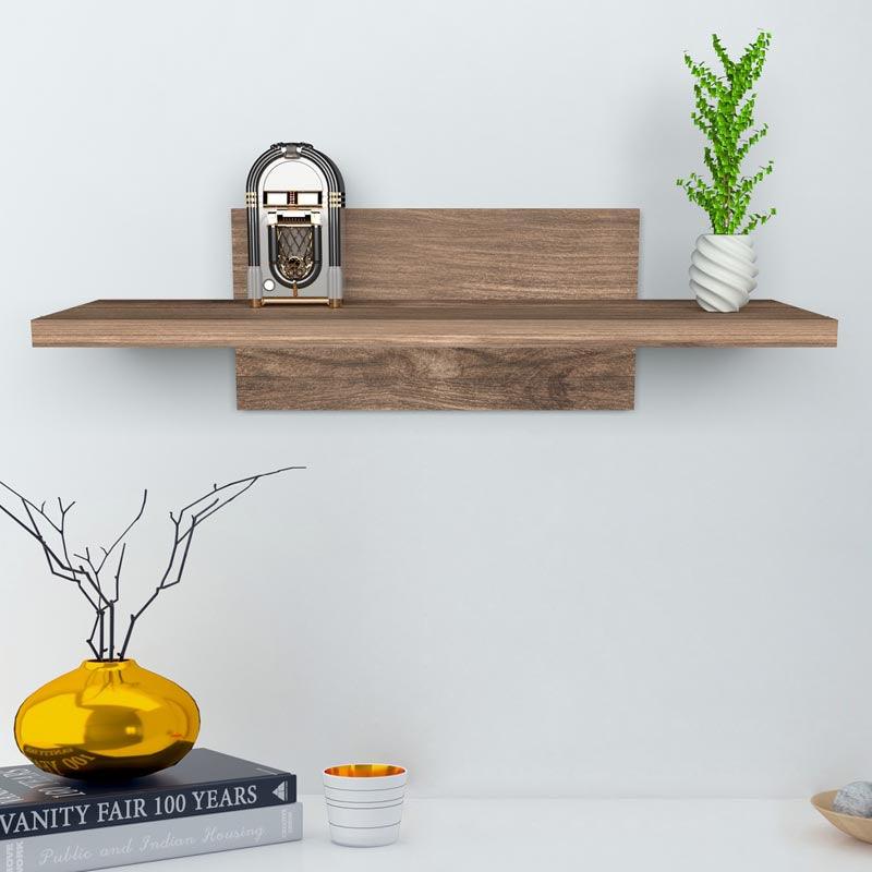 Modern Wooden Rack Wall Mounted Shelf - Decor Mantra 