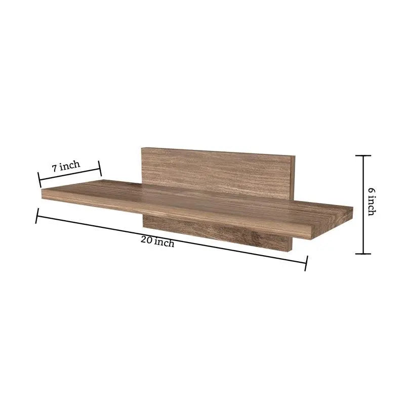 Modern Wooden Rack Wall Mounted Shelf - Decor Mantra 