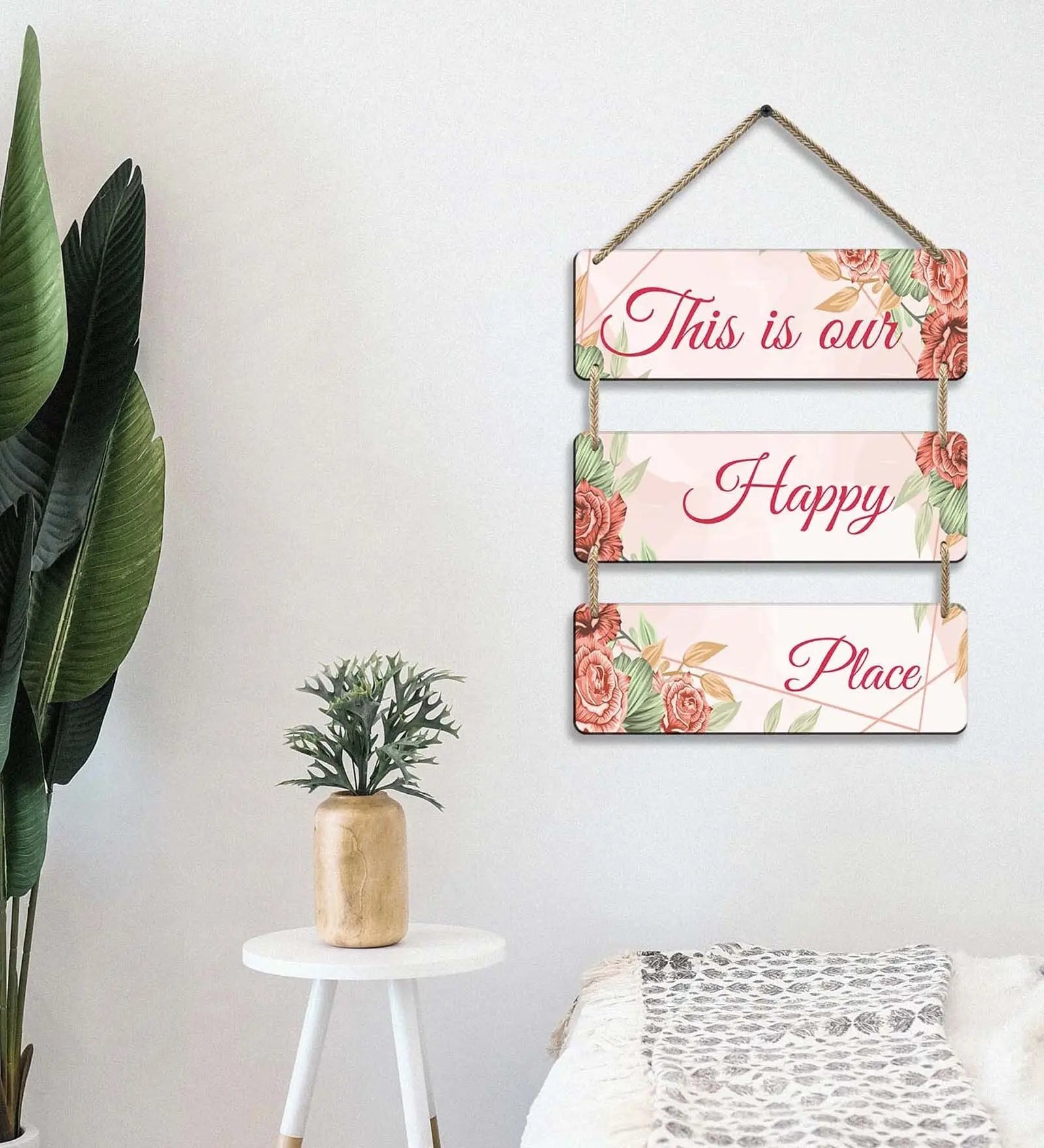 Floral Embroidery Wall Hanging AdPrints