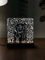 Couple Acrylic Night Lamp For Home/Bedroom/Gift (Copy) - Harshita Craft