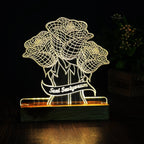 Gifts Personalized 3D Illusion LED Table Lamp Gift for Anniversary, Couples, Night Lamp - Harshita Craft