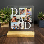 Fathers Day Gifts, Personalised Gift for Dad from Son, Custom Portrait, First Father's Day Unique Gift Acrylic Plaque - Harshita Craft