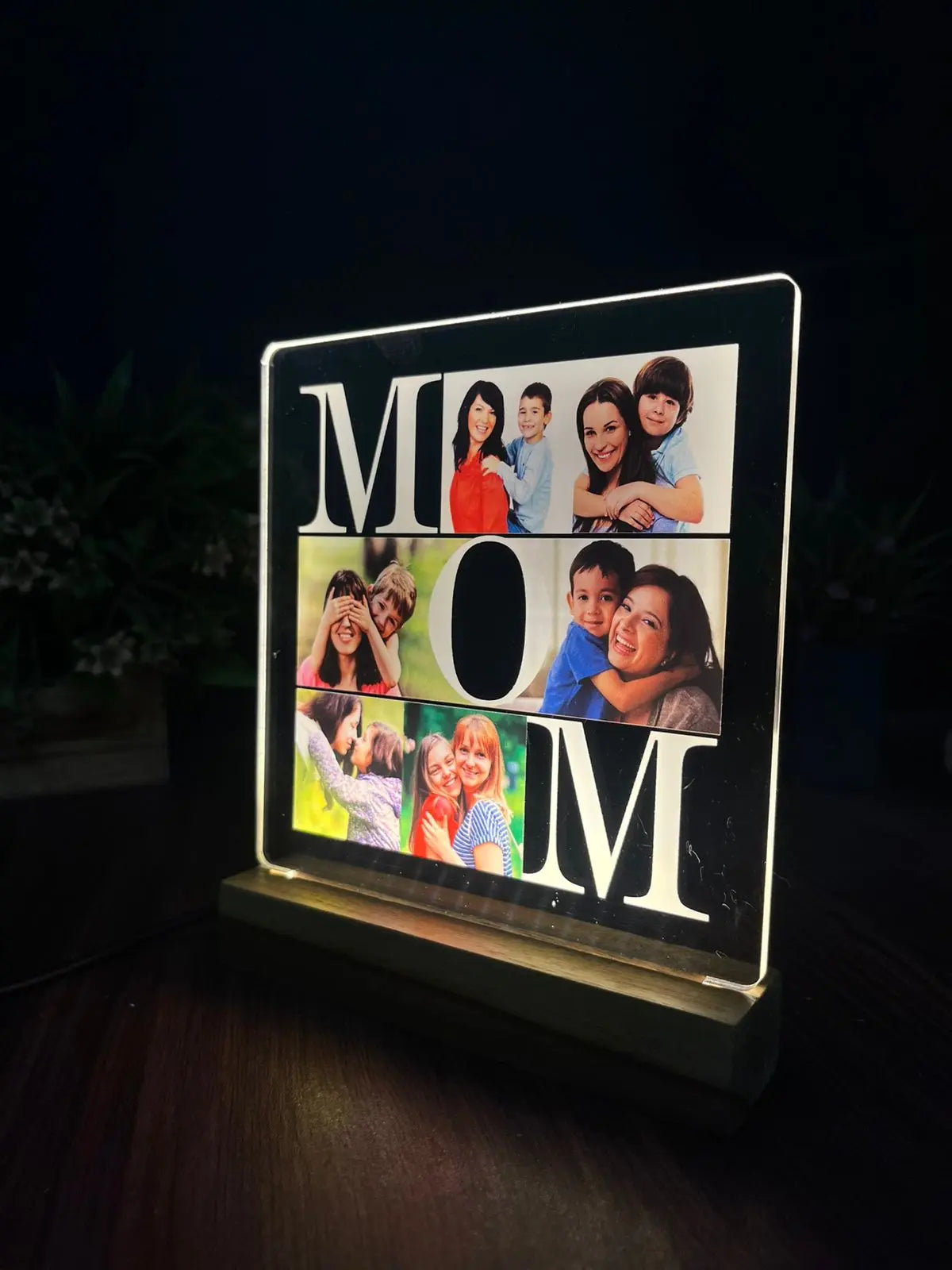 Custom Photo Acrylic Plaque for Mom, Custom Acrylic Plaque for Mom, Photo Keepsake Gift Mom, Custom Mom Birthday Gift from Daughter - Harshita Craft