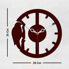 Woodpecker Designer Wooden Wall Clock - Decor Mantra 