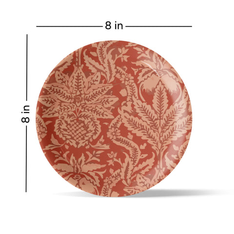 Ethnic Floral Design Wall Plate