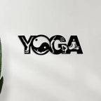 YOGA Word Metal Wall Art - Decor Mantra 