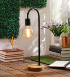 Transparent Shade Table Lamp with Glass Base DECORMANTRA