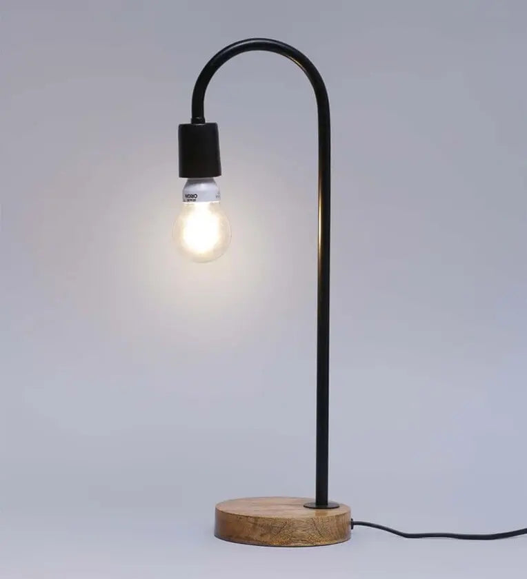 Transparent Shade Table Lamp with Glass Base DECORMANTRA