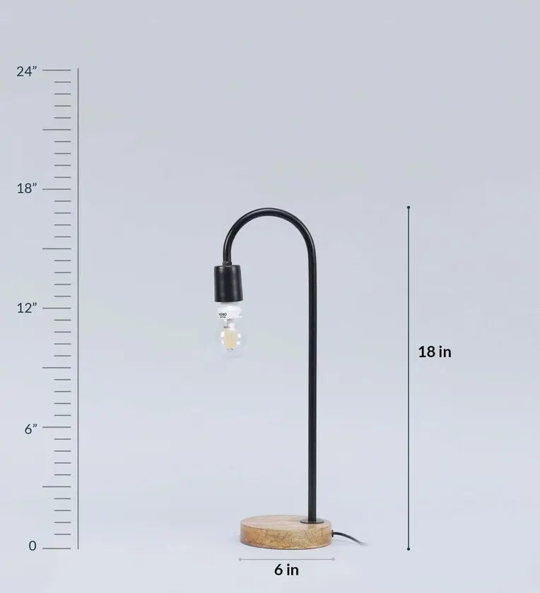 Transparent Shade Table Lamp with Glass Base DECORMANTRA