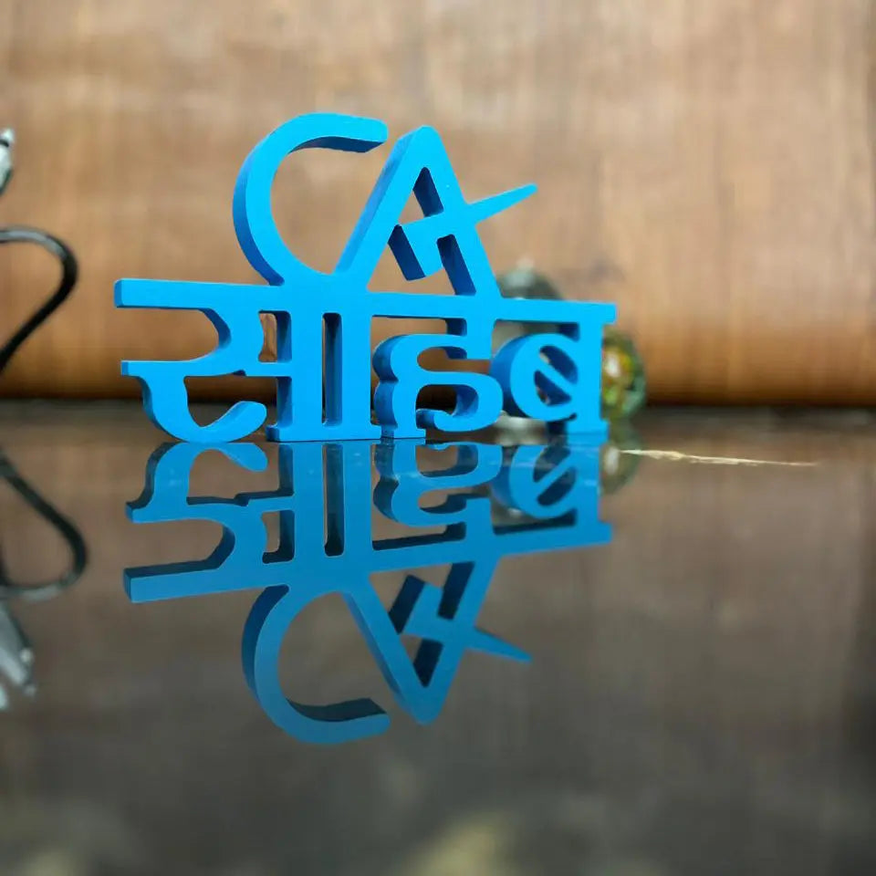 CA Sahab Aesthetic Table Decor - Harshita Craft