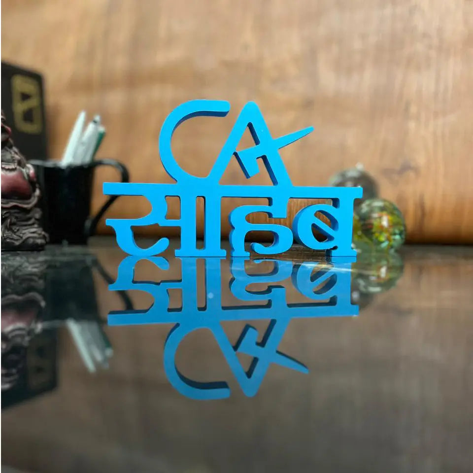 CA Sahab Aesthetic Table Decor - Harshita Craft