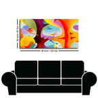 Abstract Bird Flying Premium Canvas Wall Painting