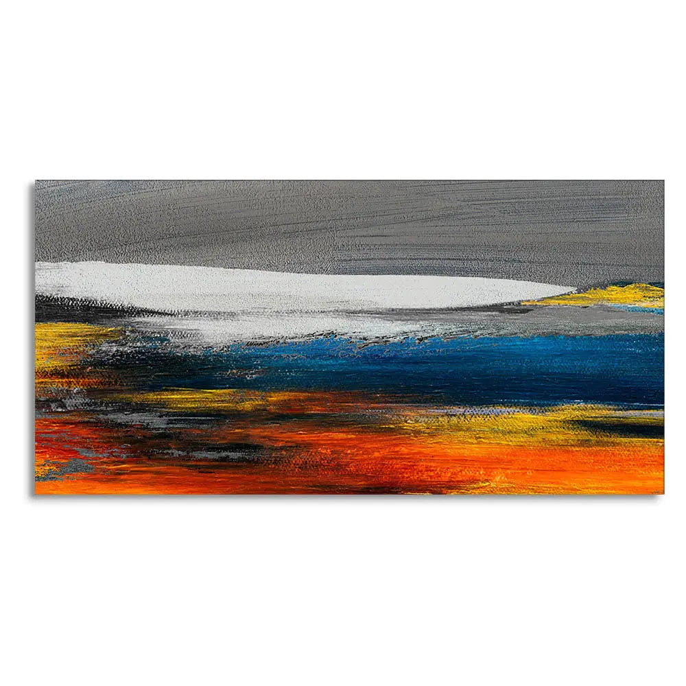 Abstract Gold Colorful Texture Art Canvas Wall Painting Decor Mantra