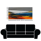 Abstract Gold Colorful Texture Art Canvas Wall Painting Decor Mantra