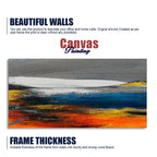 Abstract Gold Colorful Texture Art Canvas Wall Painting Decor Mantra