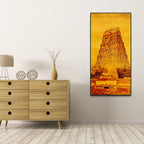 Ancient Temple of Tamilnadu Wall Painting