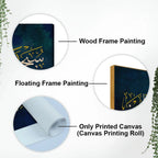 Arabic Calligraphy Verse From the Quran Premium Wall Painting Decor Mantra