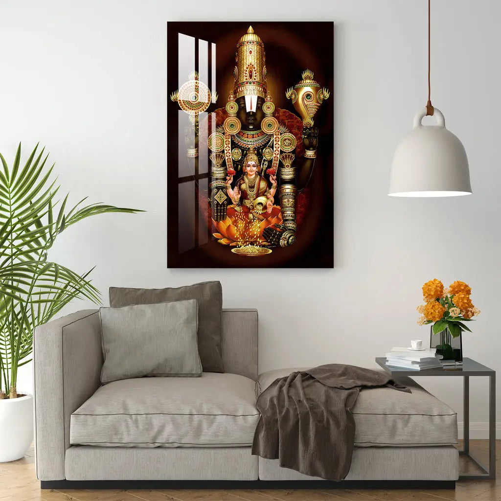 Lord Venkateswara Swamy Acrylic Wall art DECORMANTRA