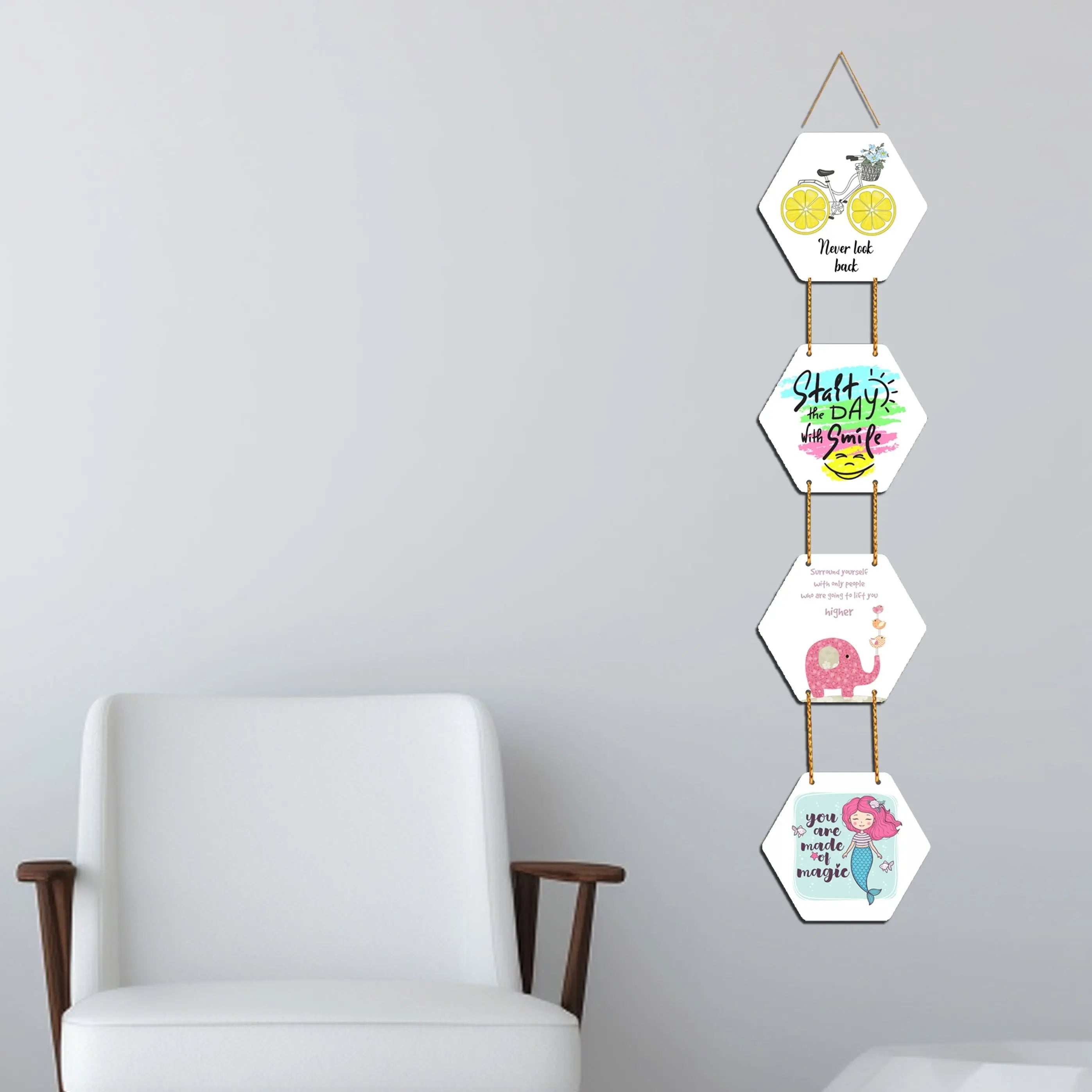 Kids Room Quotes Decorative Wooden Wall Hanging Decor Item for Home - Harshita Craft