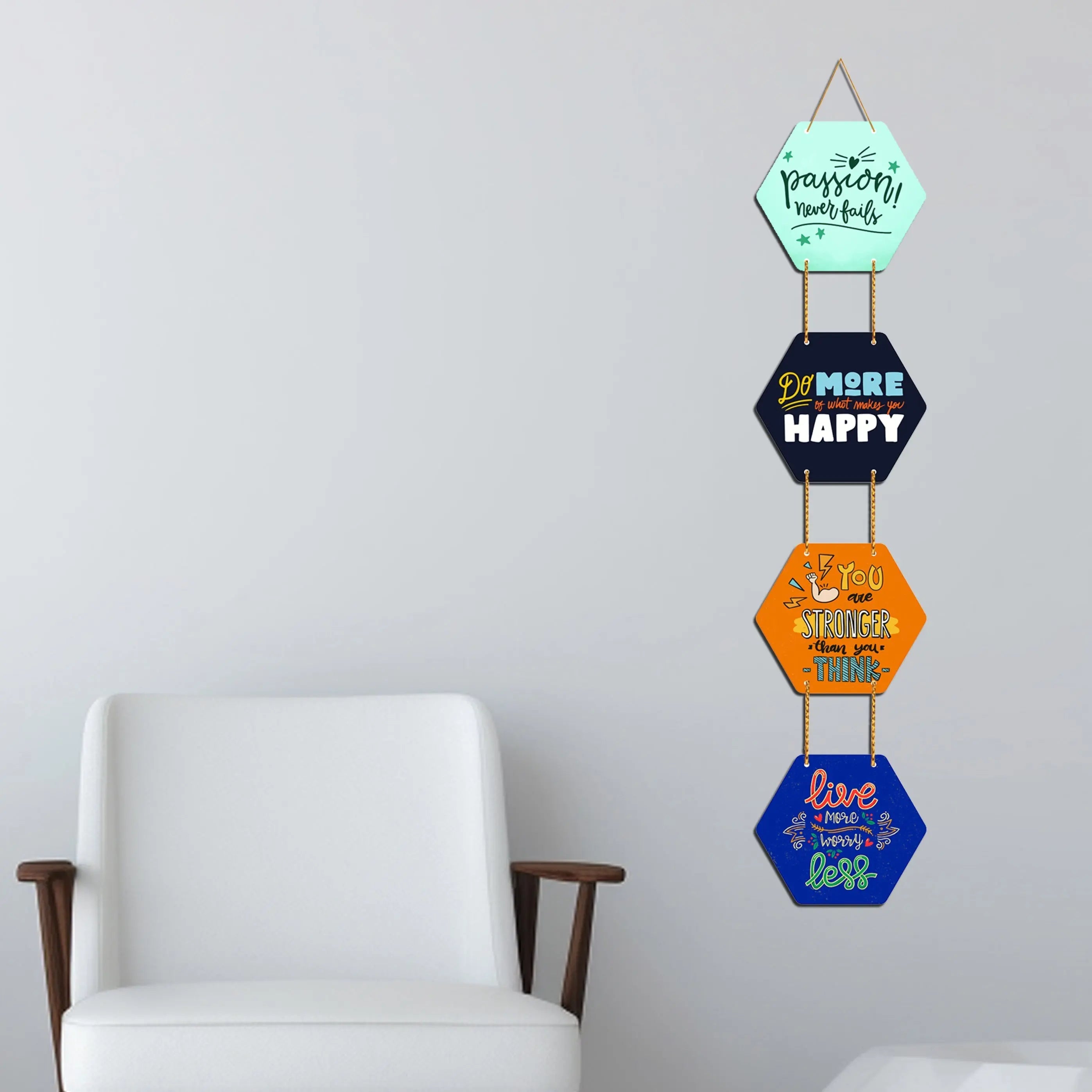 Motivational Quotes Wooden Wall Hanger for Home|Office|Living Room|Gift - Harshita Craft