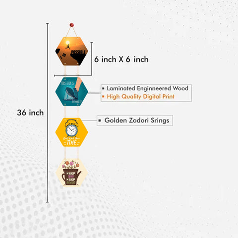 Artvibes Creative Style Quotes Decorative Wooden Wall Hanging for Home Decor