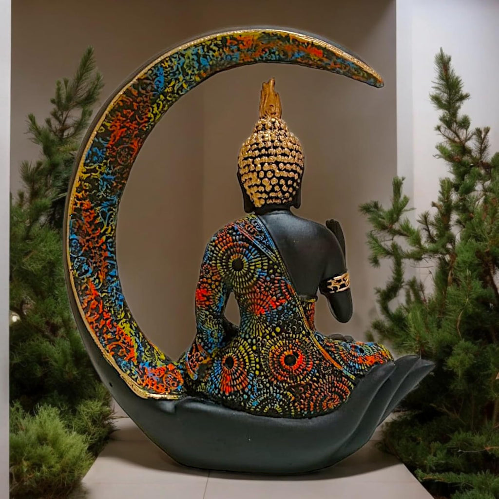Moon Buddha Idol 
