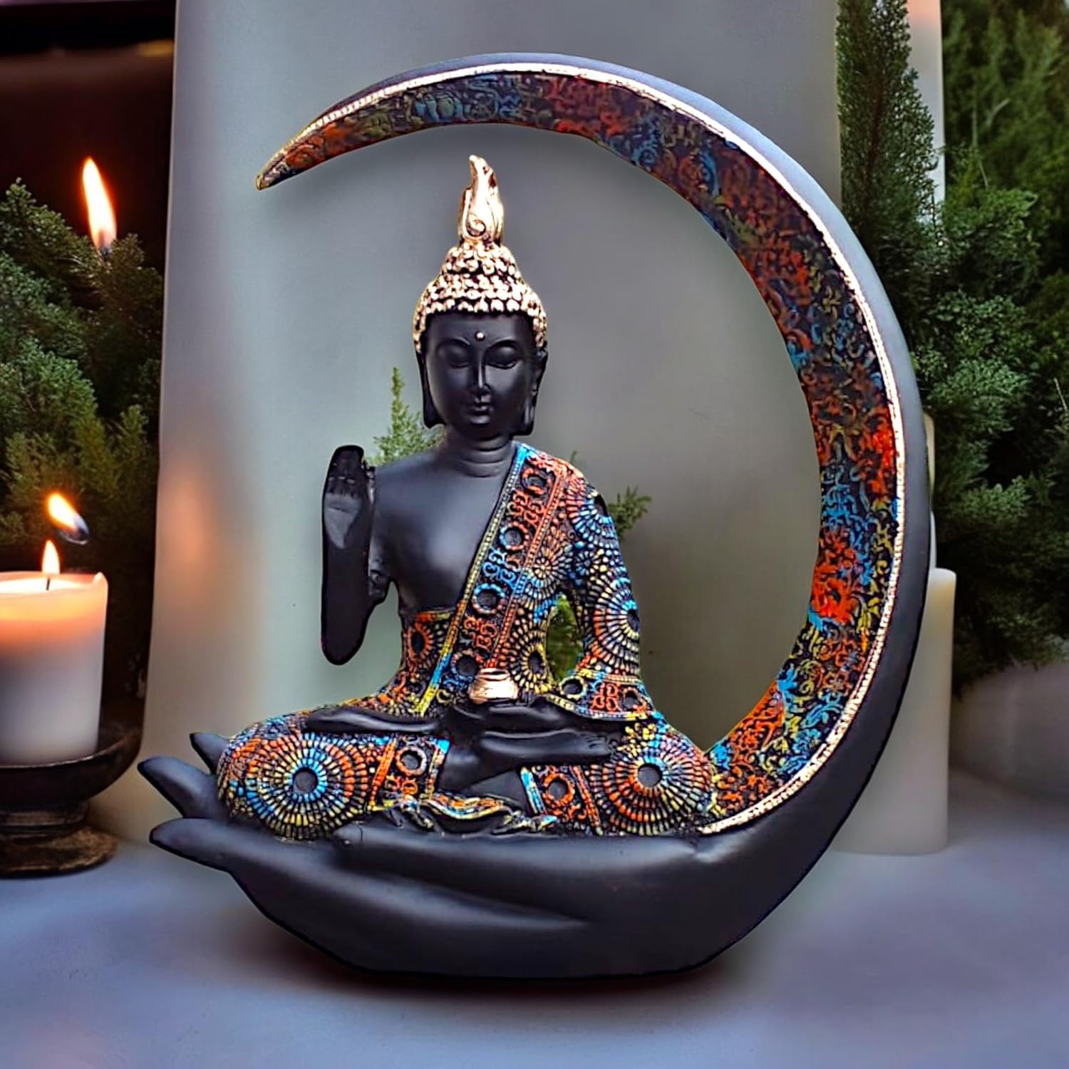Moon Buddha Idol 