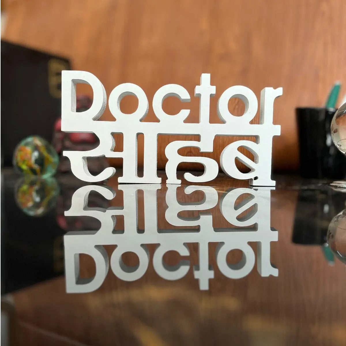 Doctor Sahib Blue Aesthetic Table Decor - Harshita Craft