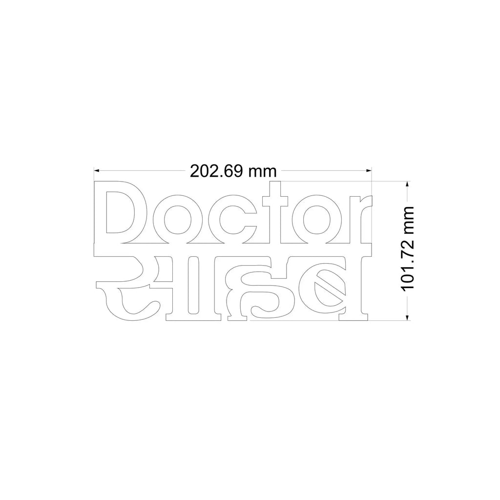 Doctor Sahib Blue Aesthetic Table Decor - Harshita Craft